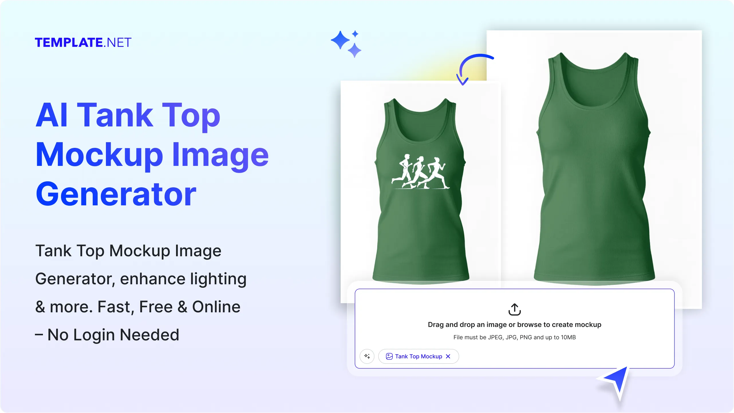 Free AI Tank Top Mockup Image Generator, Free AI Tank Top Mockup Maker Online